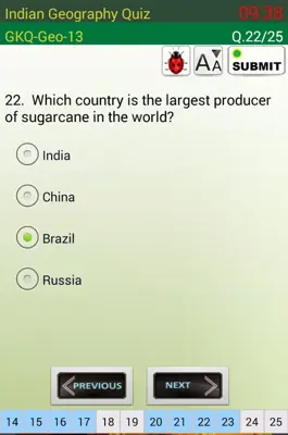 Indian Geography Quiz android App screenshot 4